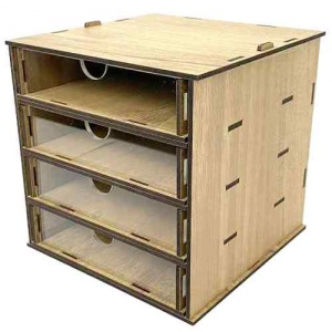 Stackable Storage Kit - Single - 4 Drawers